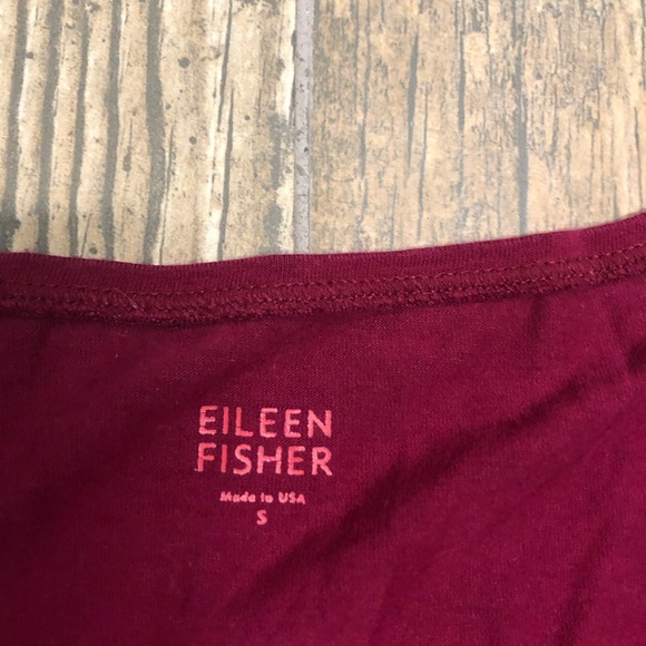 Eileen Fisher 3/4 sleeve shirt, pit to pit is 17, length is 22 - Picture 3 of 4